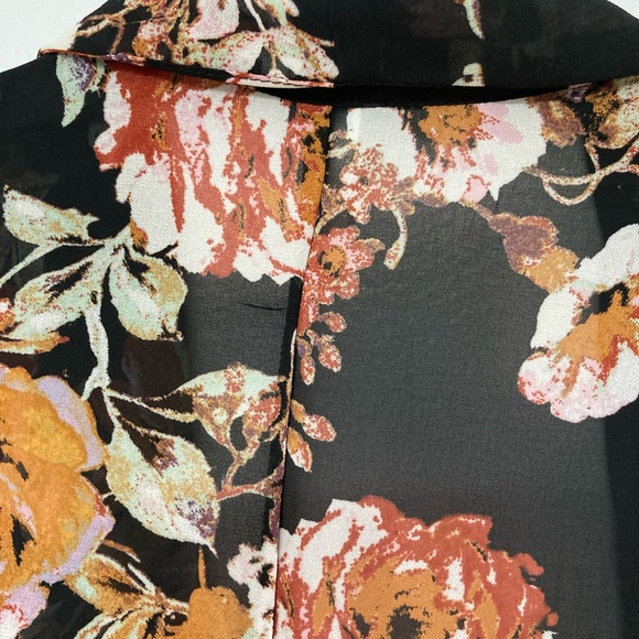 Xhilaration Kimono/Coverup Short Sleeve Size Large - Picture 7 of 11